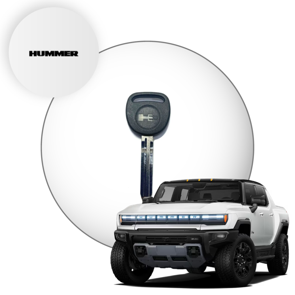 Hummer key and vehicle