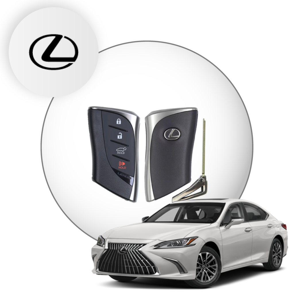Lexus key and vehicle