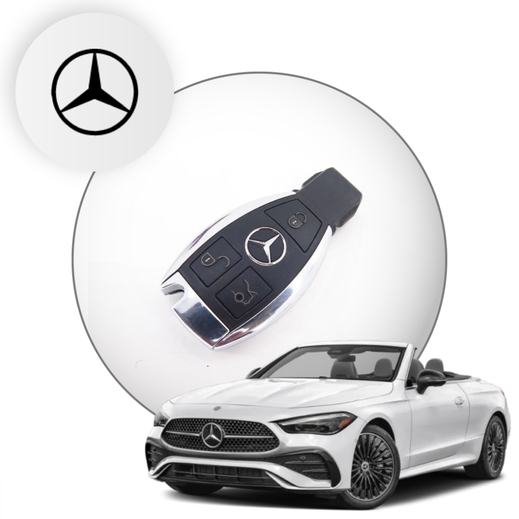 Mercedes-Benz key and vehicle