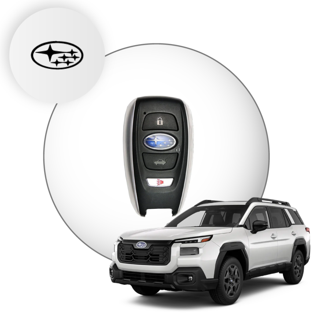 Subaru key and vehicle